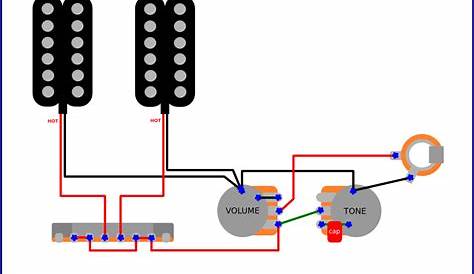 one b guitar pickup wiring diagram