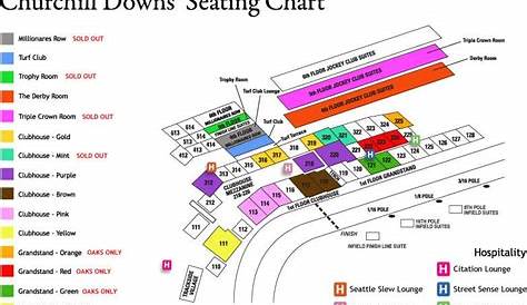 kentucky derby seating chart