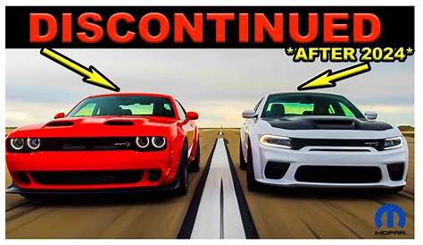 CONFIRMED.. Dodge To DISCONTINUE The Dodge Charger And Dodge Challenger