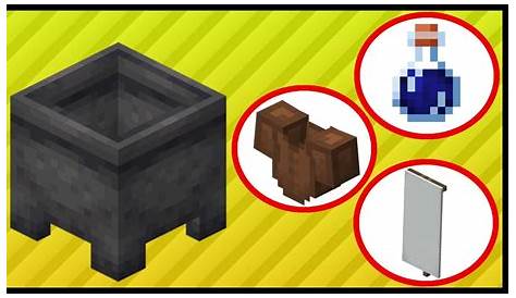Minecraft Cauldron: How To Use In Minecraft? - YouTube