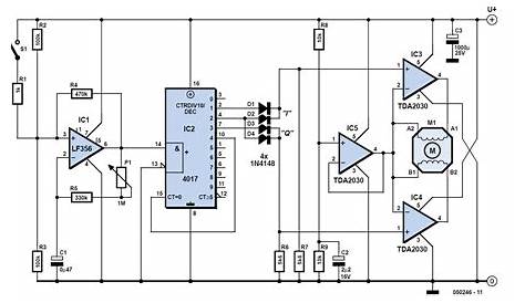 stepper motor circuit diagram arduino