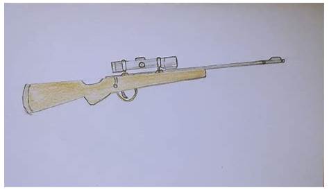 How to Draw Sniper Rifle - YouTube