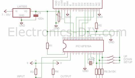 digital ampere meter circuit diagram
