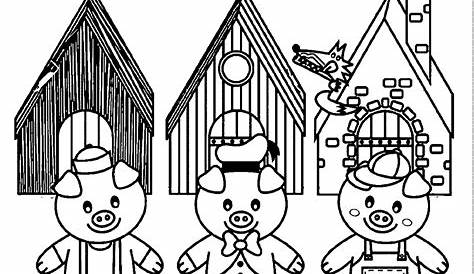 Printable Three Little Pigs Worksheets | Activity Shelter
