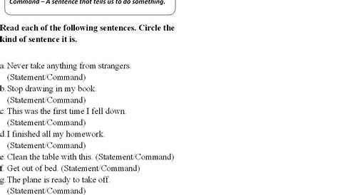 9 Best Images of Printable Grammar Worksheets Sentences - Printable