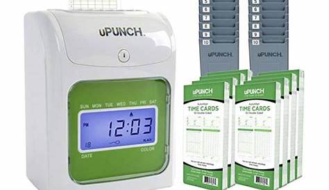 upunch time clock manual
