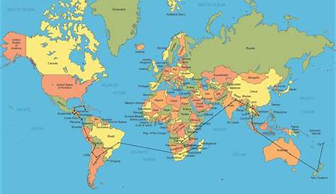 World Map - Free Large Images | World map picture, World map with