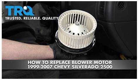 How to Replace Blower Motor 1999-2007 Chevy Silverado 2500 - YouTube