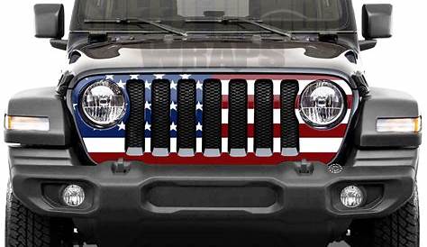 Jeep Grill Wraps JL 2018 - 2019 - 2020 – Tagged "Flag" – Camouflage Wrap Kits