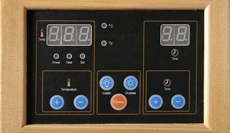 Helo Sauna Control Panel Manual