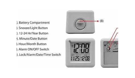 Equity Alarm Clock 70905 User Manual