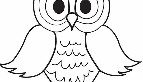Free, Printable Cartoon Owl Coloring Page for Kids – SupplyMe