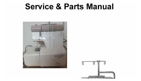New Home Janome MyLock 303 Sewing Machine Service-Parts Manual