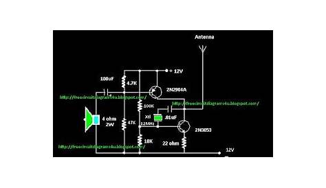 FREE CIRCUIT DIAGRAMS 4U: Simple AM Transmitter Circuit Diagram