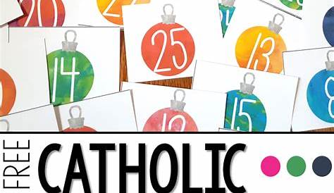 Free Printable Religious Advent Calendar | Calendar Printables Free