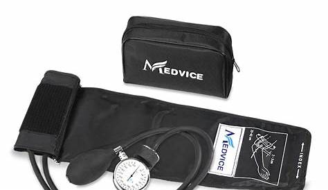 Amazon.com: MEDVICE Manual Blood Pressure Cuff - Universal Size Aneroid