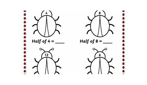 halves and doubles worksheet