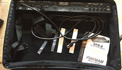 Furman SPB-8 Powered Pedalboard with case | Reverb
