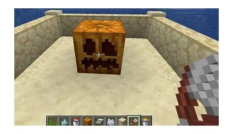 How to Make a Carved Pumpkin in Minecraft - Super Easy!