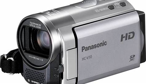 Panasonic HC-V10 High Definition Camcorder (Silver) HC-V10/S B&H