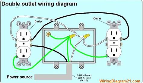 two outlet wiring diagram
