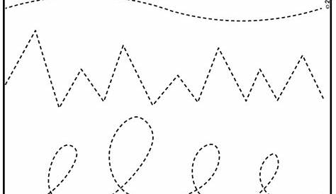 Printable Tracing Lines For Preschoolers - Flinkz