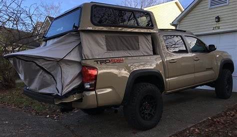 2017 toyota tacoma bed dimensions