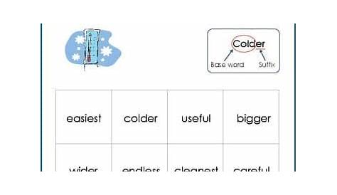 Suffixes worksheets | K5 Learning
