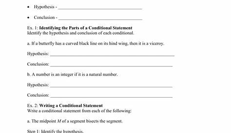 35 Geometry Conditional Statements Worksheet With Answers - support