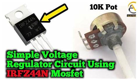 How To Make Simple Voltage Regulator Circuit || Adjustable Voltage