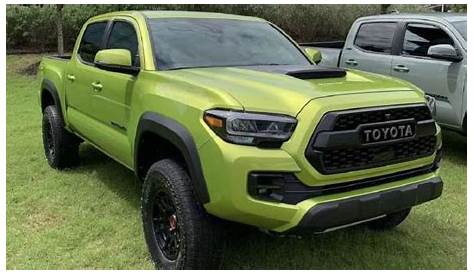 Lime vs Lime – Exclusive Look at 2022 Tacoma Electric Lime Metallic and