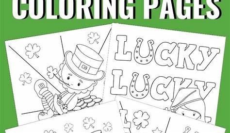 Free Printable St. Patrick's Day Coloring Pages | St Patty's Coloring