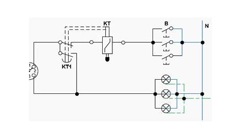 Single Phase Contactor Wiring Diagram With Timer