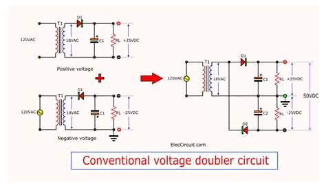 dc voltage multiplier schematic