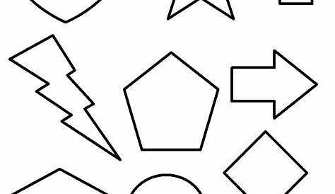 shape coloring pages printable