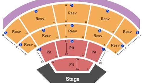 first bank amphitheater seating chart with seat numbers