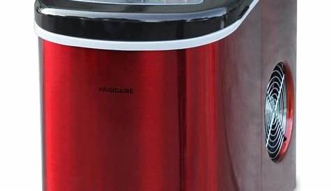 Frigidaire 26-lb Flip-Up Door Freestanding Nugget Ice Maker (Red