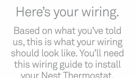 wiring diagram for nest
