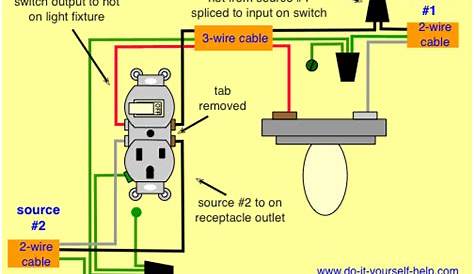 Combination Switch And Outlet Wiring Diagram - CAMILLA INFO