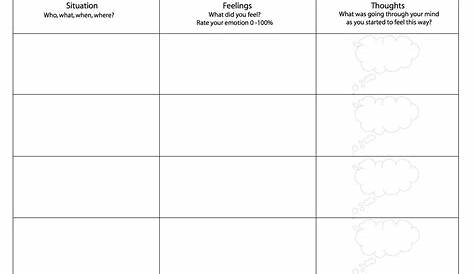 therapy worksheets free