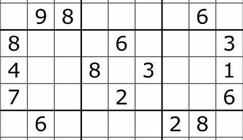 sudoku in spanish worksheet answer key