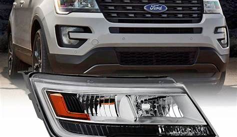 2016-2018 Ford Explorer Limited|XLT|Platinum LED Headlight Headlamp