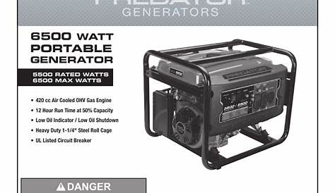 harbor freight predator 670 wiring diagram