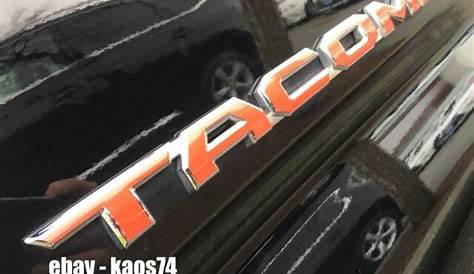 toyota tacoma emblem replacement
