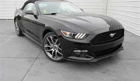 black ford mustang ecoboost