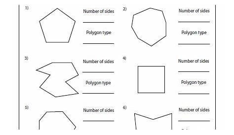 geometry polygons worksheets