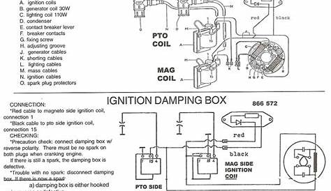 Rotax points ignition wiring diagram, Bosch points ignition engines