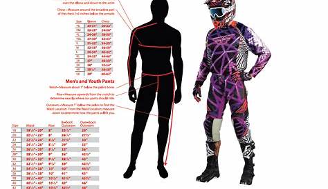 fly racing pants size chart