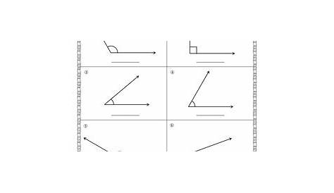 measuring angles worksheet 7th grade