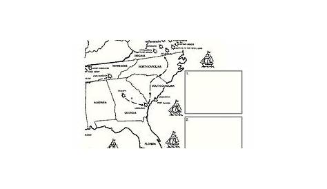 Major Battles Of The Civil War Map Worksheet